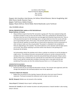 December 6, 2011 - Los Alamos Little Theatre