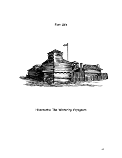 The Wintering Voyageurs - The Wilderness Classroom
