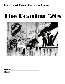 The Roaring `20s