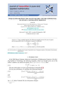 Inequalities between the sum of squares and the