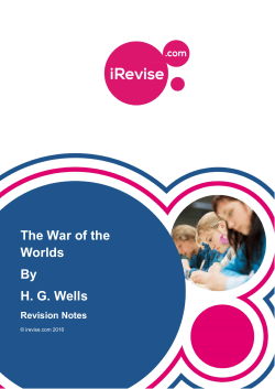 The War of the Worlds By HG Wells