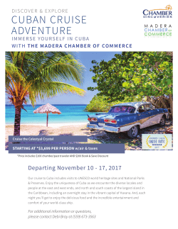 CD - Cuban Discovery Cruise - Madera