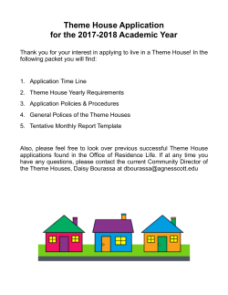 Application Packet - Agnes Scott College