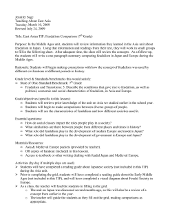 Feudalism Comparison