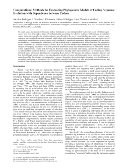 Computational Methods for Evaluating