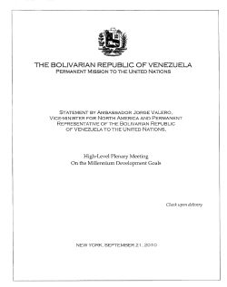 the bolivarian republic of venezuela