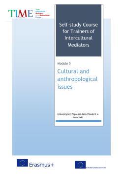 Cultural and anthropological issues