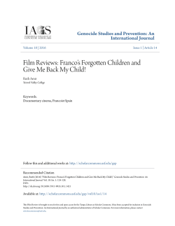 Franco`s Forgotten Children and Give Me Back My Child!