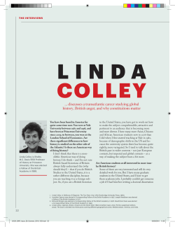 Linda Colley: interview (BAR 28) PDF 5.20MB
