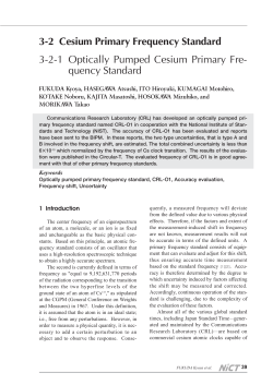 Optically Pumped Cesium Primary Frequency Standard