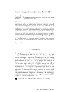 Accessed Compositions in Turbulent Reactive Flows