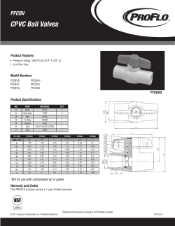 7782 PFCBV Ball Valve Spec Sheet.indd