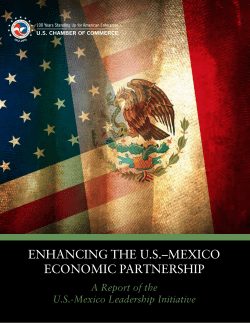 enhancing the us&ndash;mexico economic partnership