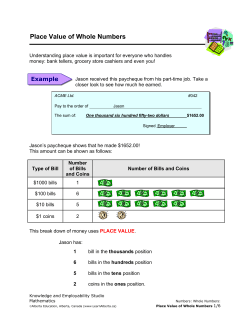 Place Value of Whole Numbers