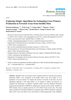 Exploring Simple Algorithms for Estimating Gross Primary