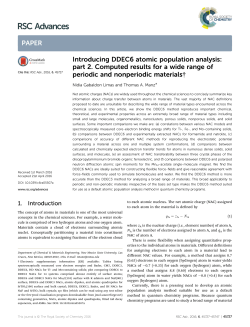 Introducing DDEC6 atomic population analysis: part 2. Computed