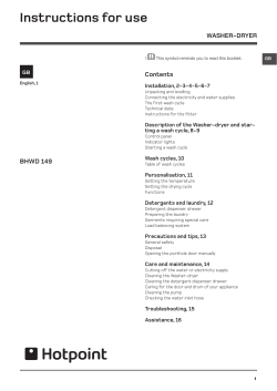 Instructions for use