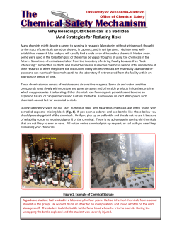Although the exact cause of reagent bottle explosion is not fully