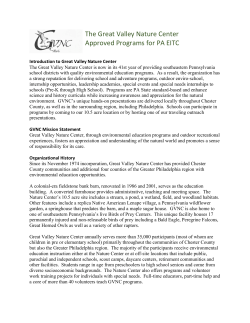 About GVNC PA EITC Approved Programs