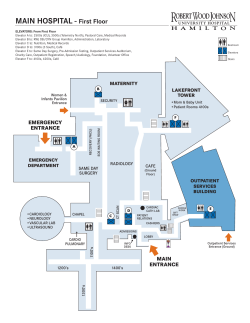 HOSPITAL - First Floor