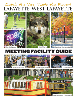 MEETING FACILITY GUIDE - Visit Lafayette