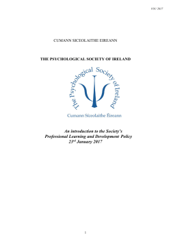 (previously CPD) Information Booklet