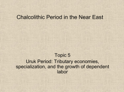 Chalcolithic Period in the Near East