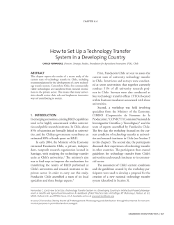 How to Set Up a Technology Transfer System in a