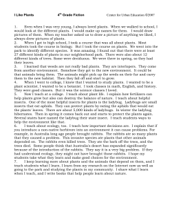 Grade 4 Summarize fiction reading with multiple choice and short