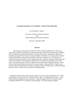 Economic Expansions Are Unhealthy: Evidence from Microdata by