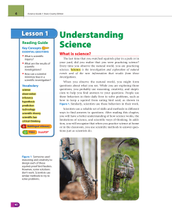 Understanding Science