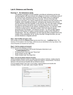 Lab 6: Distance and Density