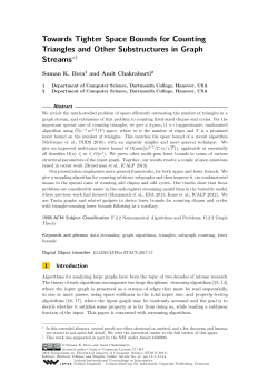Towards Tighter Space Bounds for Counting Triangles and Other