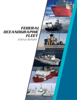 Federal oceanographic Fleet - NAS