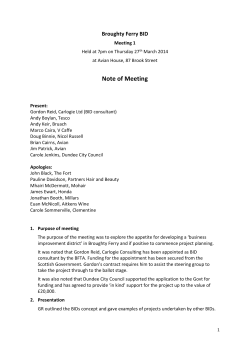 Note of Meeting - Carnegie UK Trust