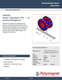 Datasheet - Polymagnet
