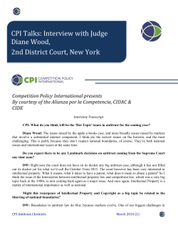 Interview with Judge Diane Wood, 2nd District Court, New York