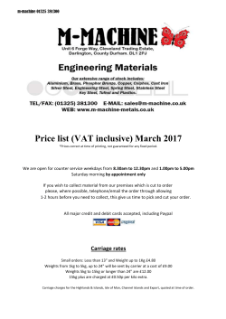 M-Machine Metals and Engineering