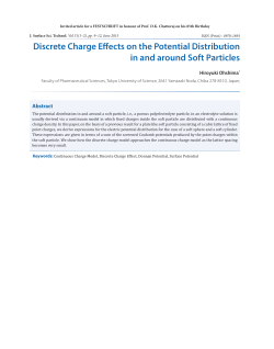 Discrete Charge Effects on the Potential Distribution in and around