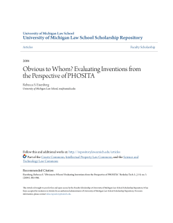 Obvious to Whom? Evaluating Inventions from the Perspective of