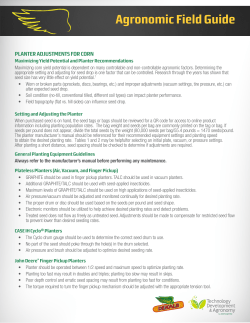 Agronomic Field Guide