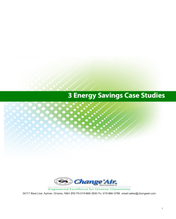 3 Energy Savings Case Studies