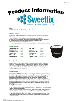 #15377 SWEETLIX&reg; EnProAl&reg; 12.5% All Purpose Poured Features