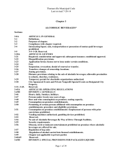 Chapter 03 Alcoholic Beverages