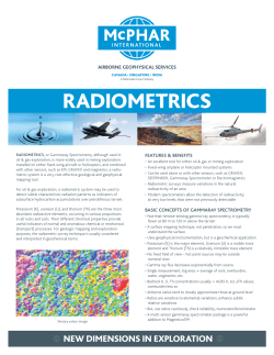 radiometrics - McPhar International