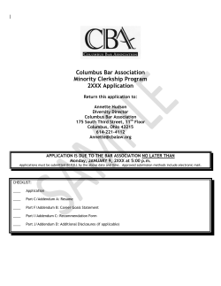 application for participation in