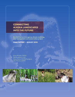 Connecting Alaska Landscapes into the Future