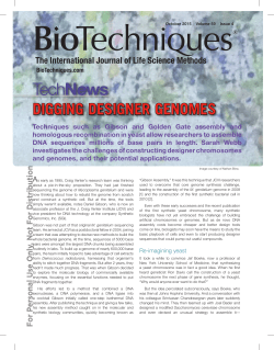 TechNews - SGI-DNA