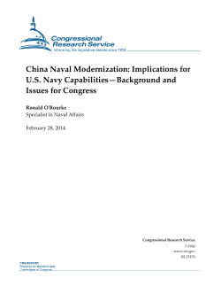 China Naval Modernization