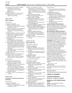 Federal Register/Vol. 82, No. 72/Monday, April 17, 2017